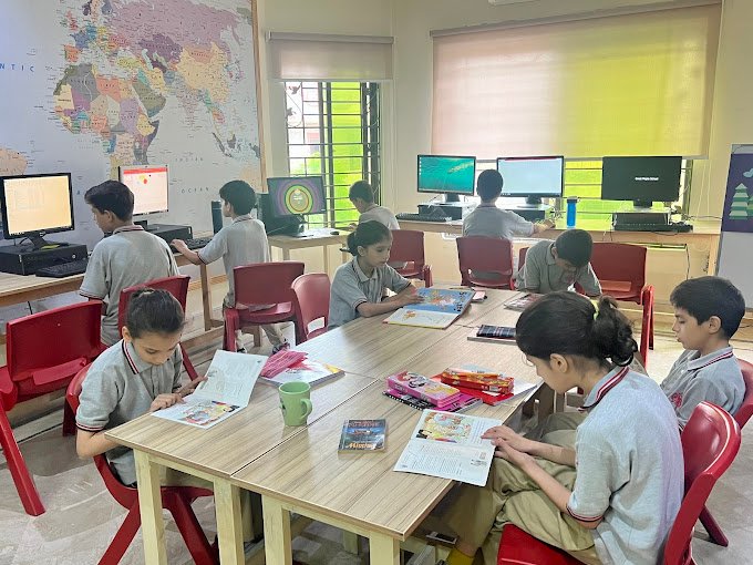 Hands-on learning inside the school